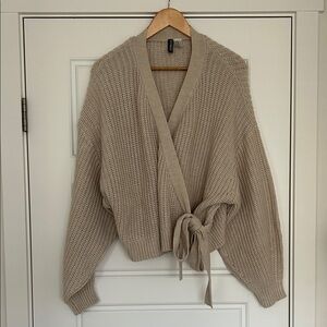 H&M Wrap Knit Sweater